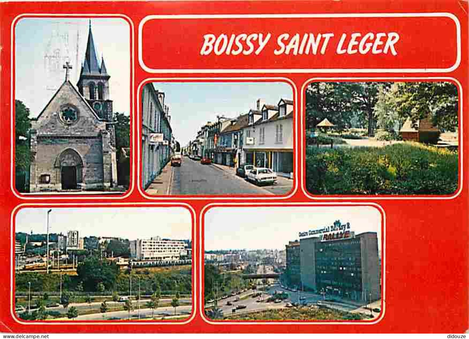 94 - Boissy Saint Léger - Multivues - Automobiles - Eglise - Flamme Postale De Boissy Saint Léger - CPM - Voir Scans Rec - Boissy Saint Leger