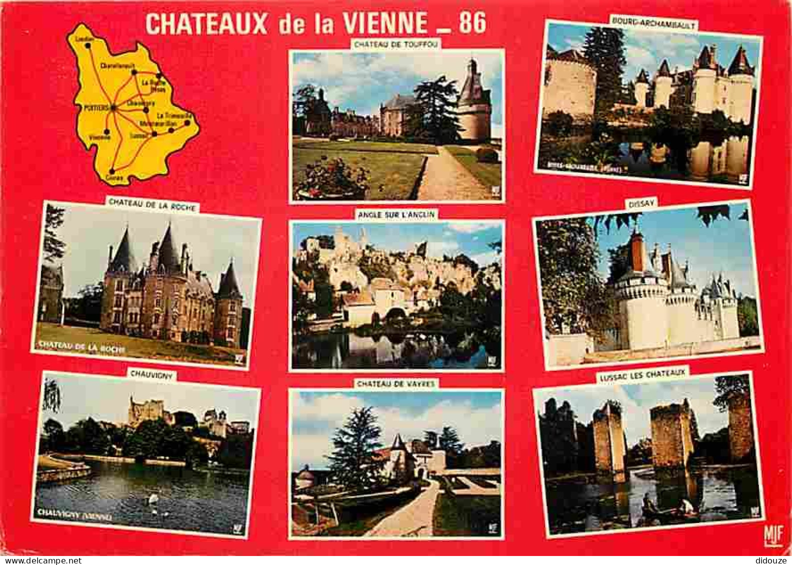 86 - Vienne - Chateaux De La Vienne - Multivues - CPM - Voir Scans Recto-Verso - Autres & Non Classés