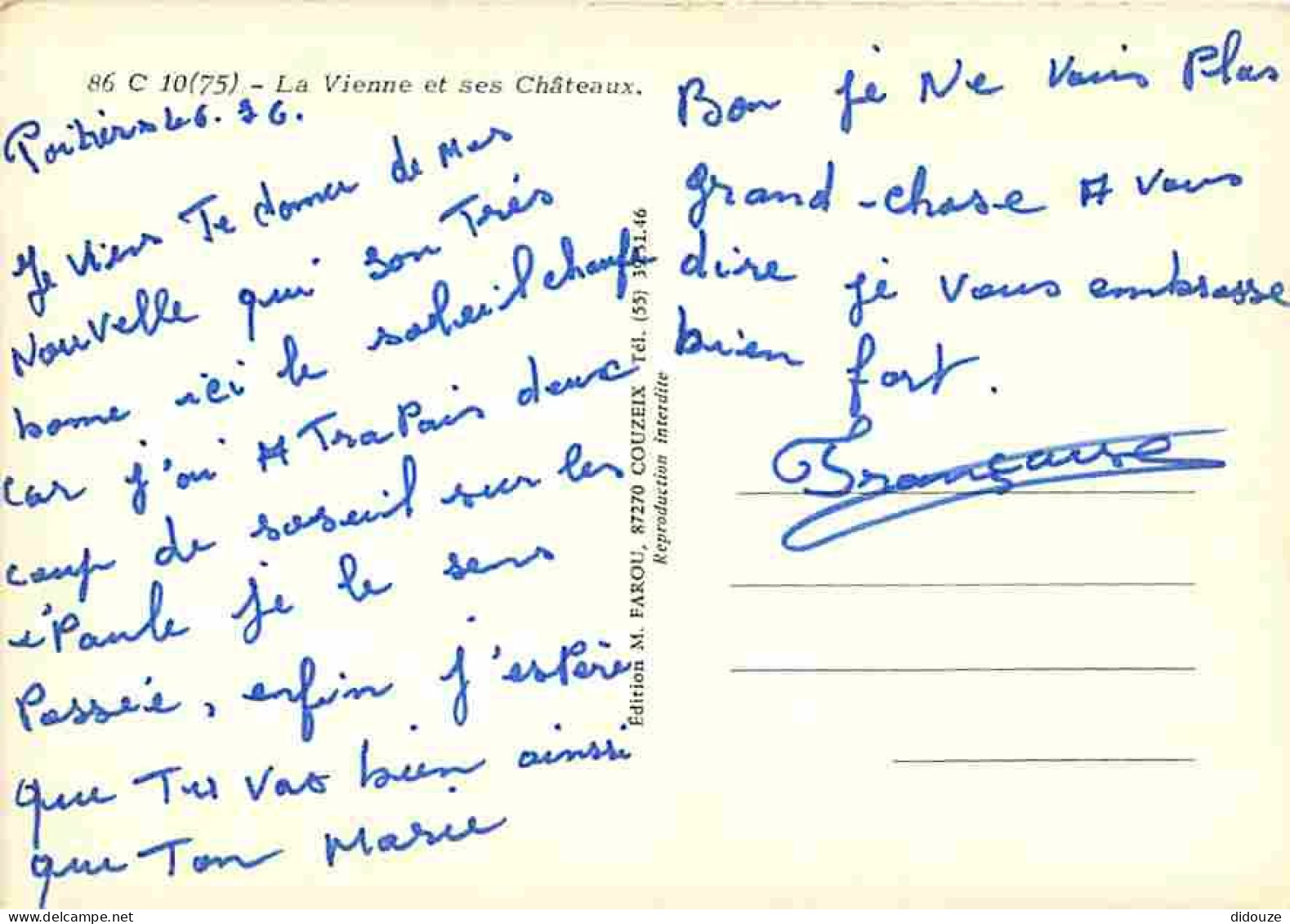 86 - Vienne - Chateaux De La Vienne - Multivues - CPM - Voir Scans Recto-Verso - Andere & Zonder Classificatie