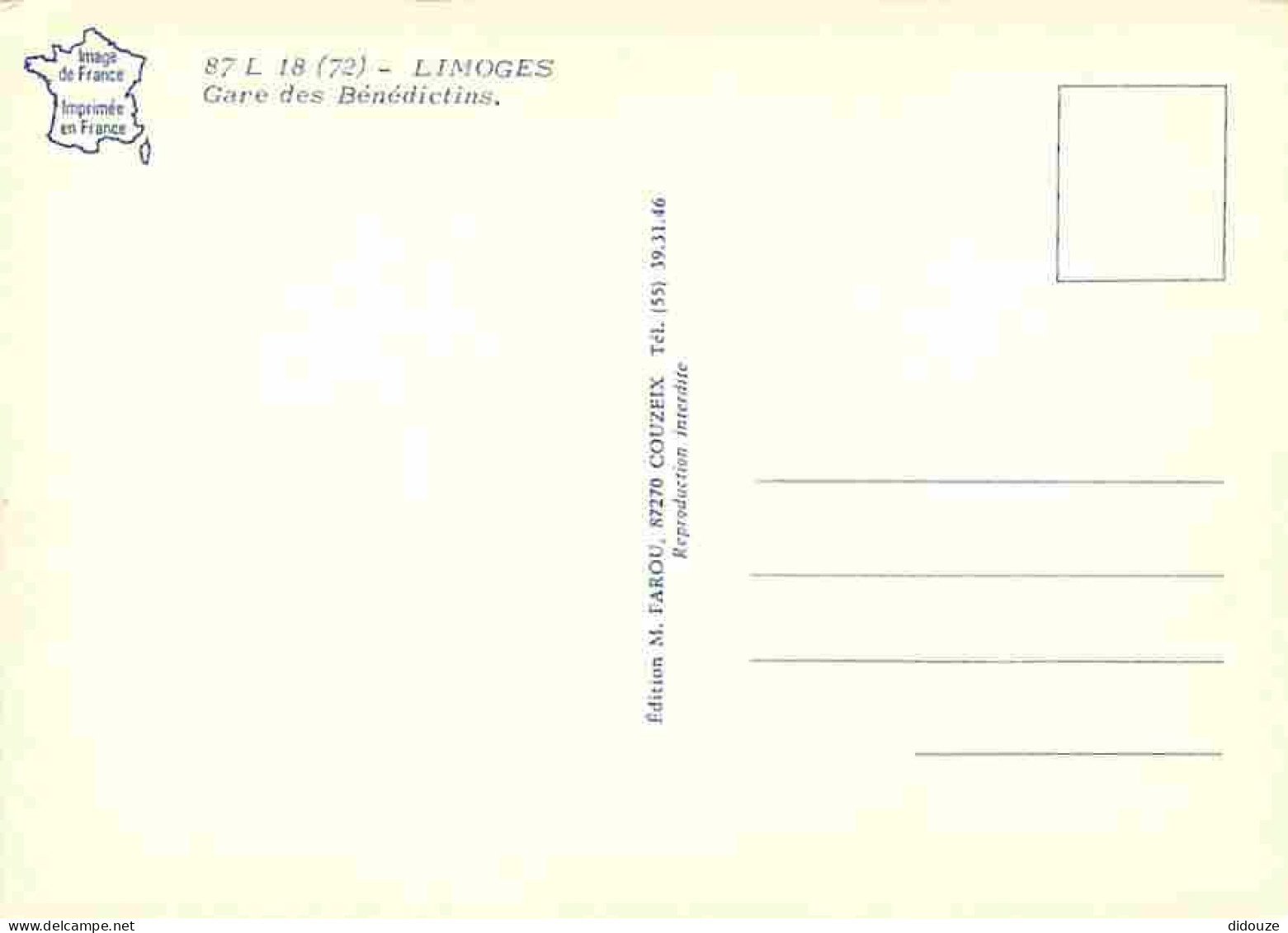 87 - Limoges - La Gare Des Bénédictins - Carte Neuve - CPM - Voir Scans Recto-Verso - Limoges