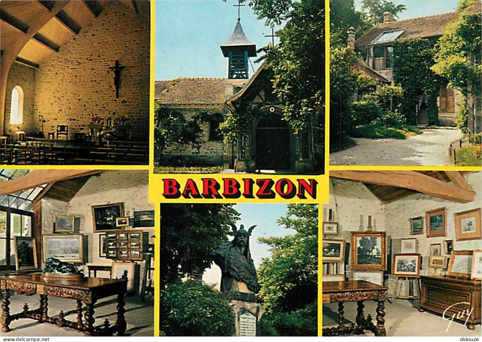 77 - Barbizon - Multivues - Flamme Postale De Barbizon - CPM - Voir Scans Recto-Verso - Barbizon