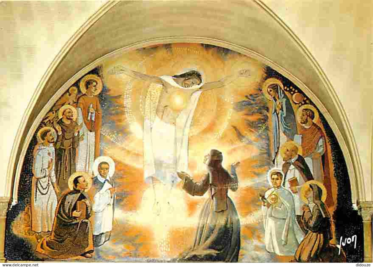 71 - Paray Le Monial - Monastère De La Visitation - Chapelle Des Apparitions - Peinture De Luc Barbier - Art Religieux - - Paray Le Monial
