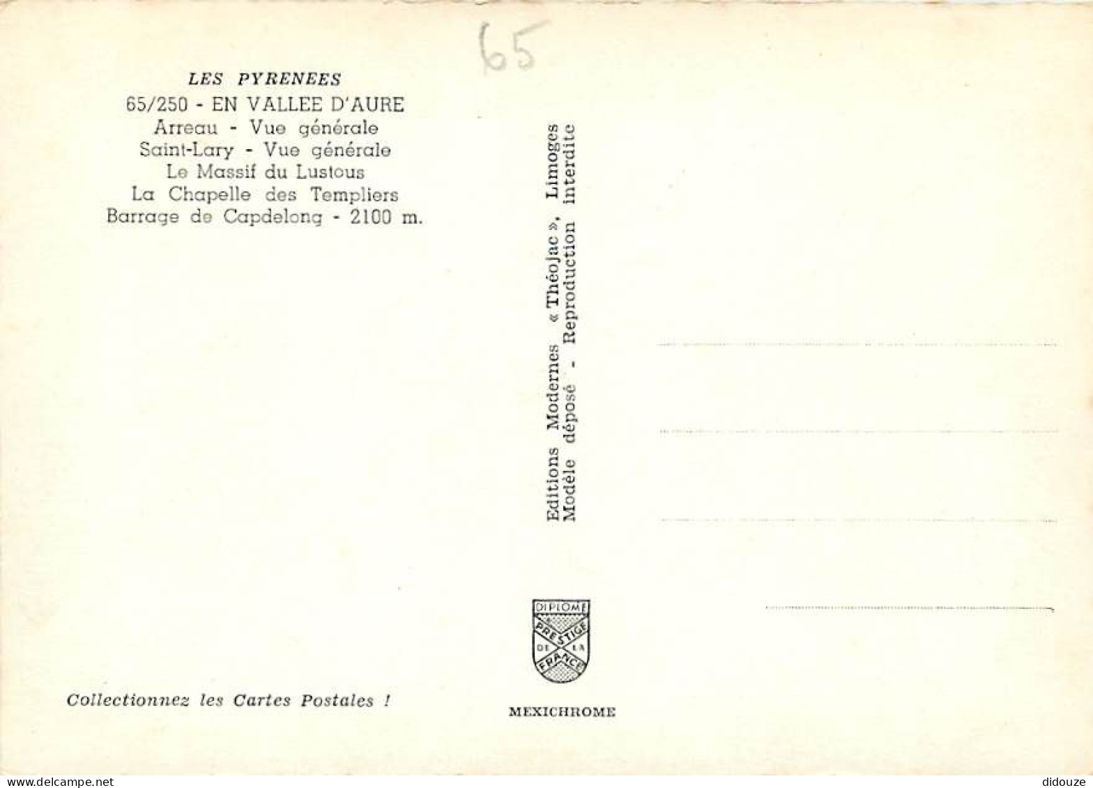 65 - Hautes Pyrénées - Vallée D'Aure - Multivues - CPM - Voir Scans Recto-Verso - Autres & Non Classés