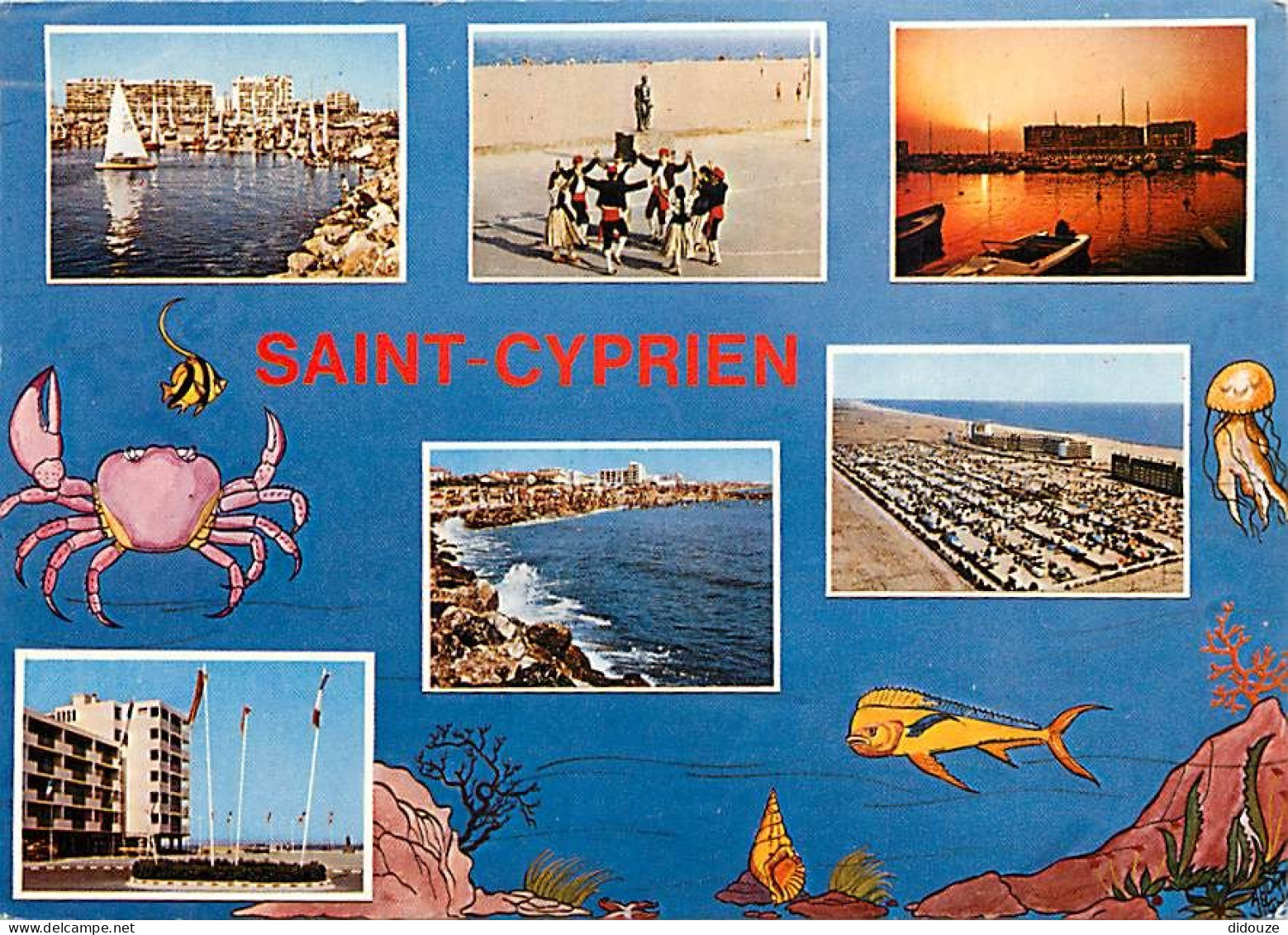 66 - Saint Cyprien - Multivues - Illustration - CPM - Voir Scans Recto-Verso - Saint Cyprien