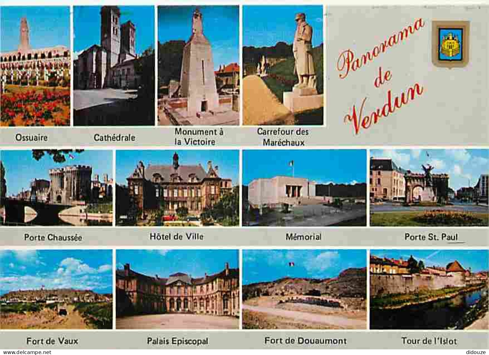 55 - Verdun - Multivues - Blasons - Carte Neuve - CPM - Voir Scans Recto-Verso - Verdun