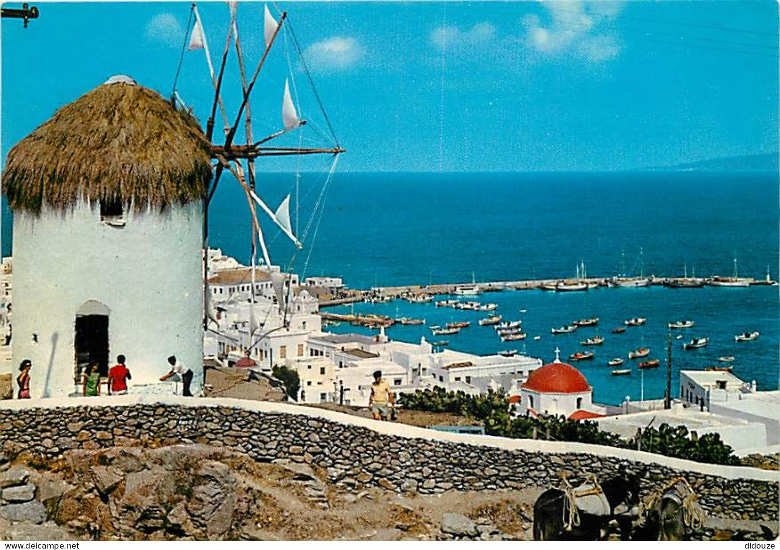 Grèce - Ile De Mykonos - Mukovoc - Moulin à Vent - Carte Neuve - CPM - Voir Scans Recto-Verso - Greece