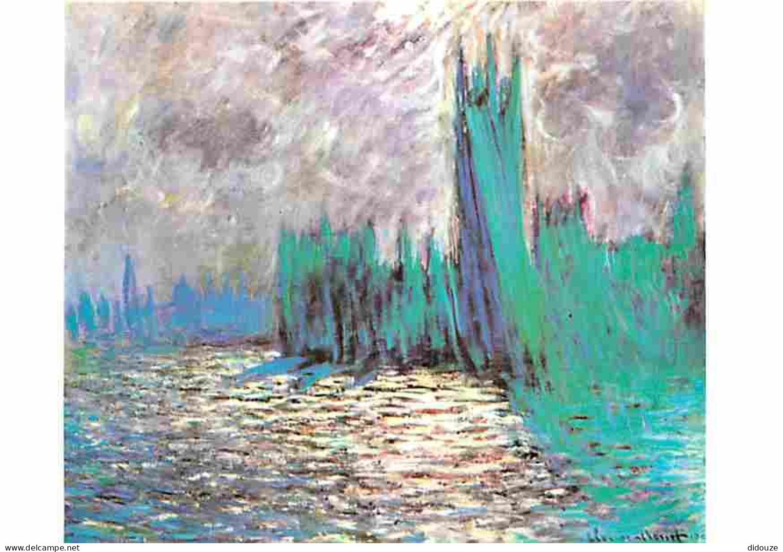 Art - Peinture - Claude Monet - Londres - Le Parlement - Carte Neuve - CPM - Voir Scans Recto-Verso - Pittura & Quadri