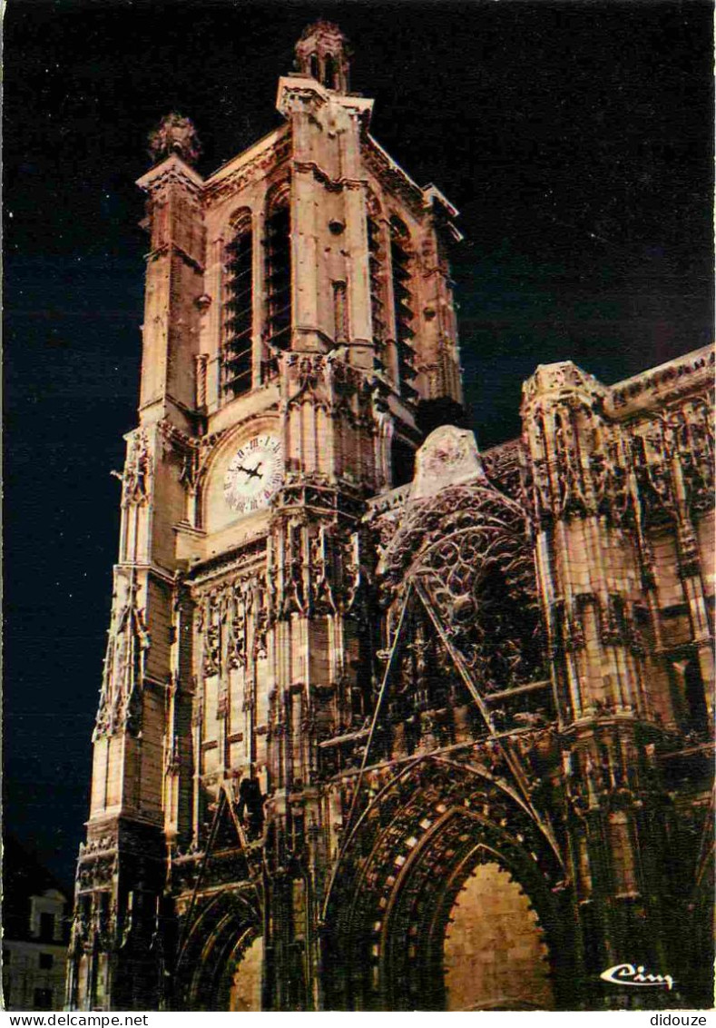 10 - Troyes - Cathédrale Saint-Pierre Et Saint-Paul - Vue De Nuit - CPM - Voir Scans Recto-Verso - Troyes