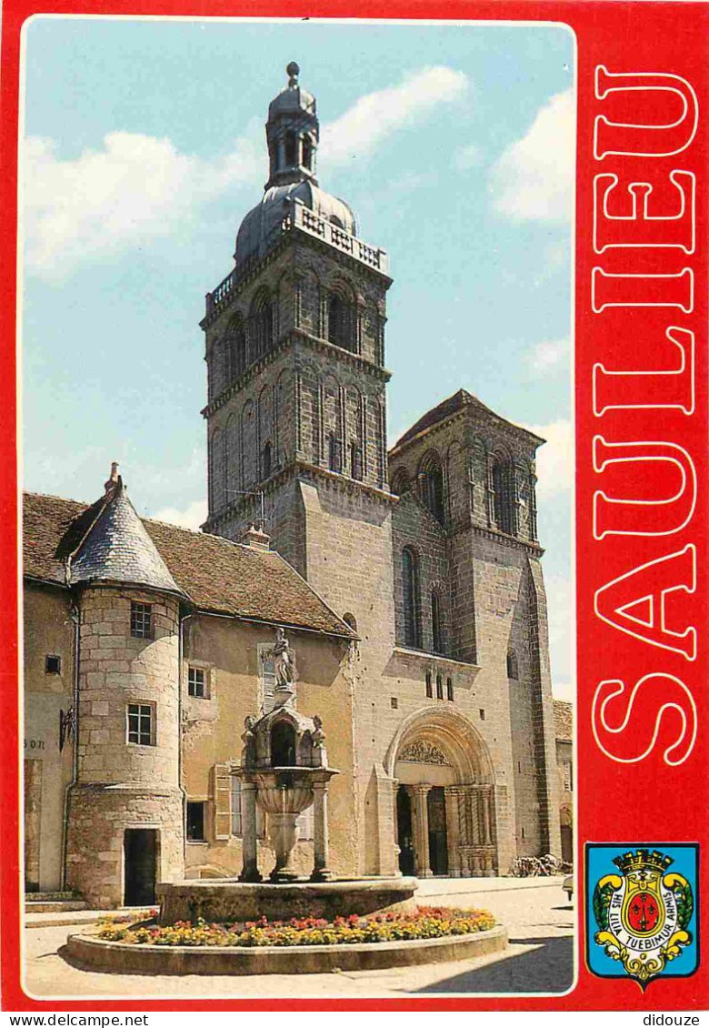 21 - Saulieu - Basilique Saint Andoche - Blasons - CPM - Voir Scans Recto-Verso - Saulieu