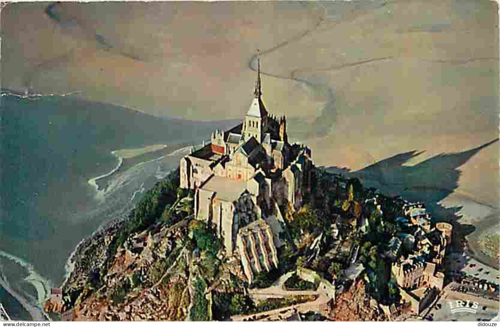 50 - Le Mont Saint Michel - Vue Générale Aérienne - Flamme Postale - CPM - Voir Scans Recto-Verso - Le Mont Saint Michel