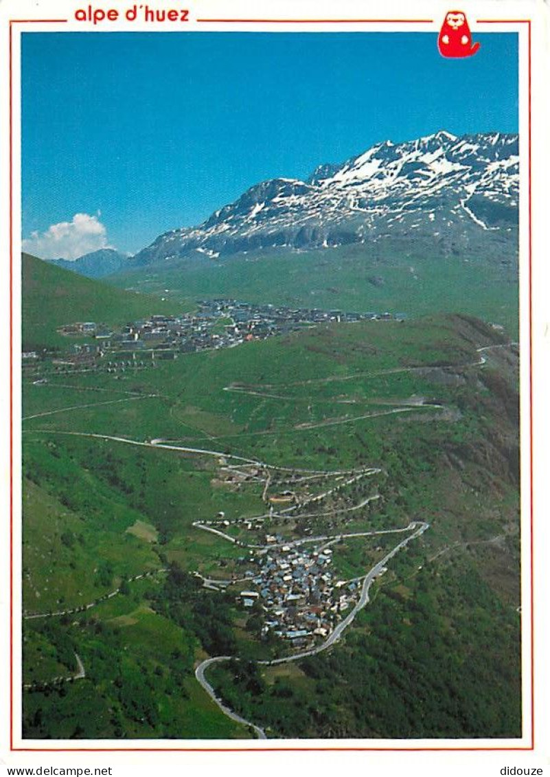 38 - Alpe D'Huez - Vue Générale De La Station - Le Village D'Huez - Les Lacets - CPM - Voir Scans Recto-Verso - Sonstige & Ohne Zuordnung