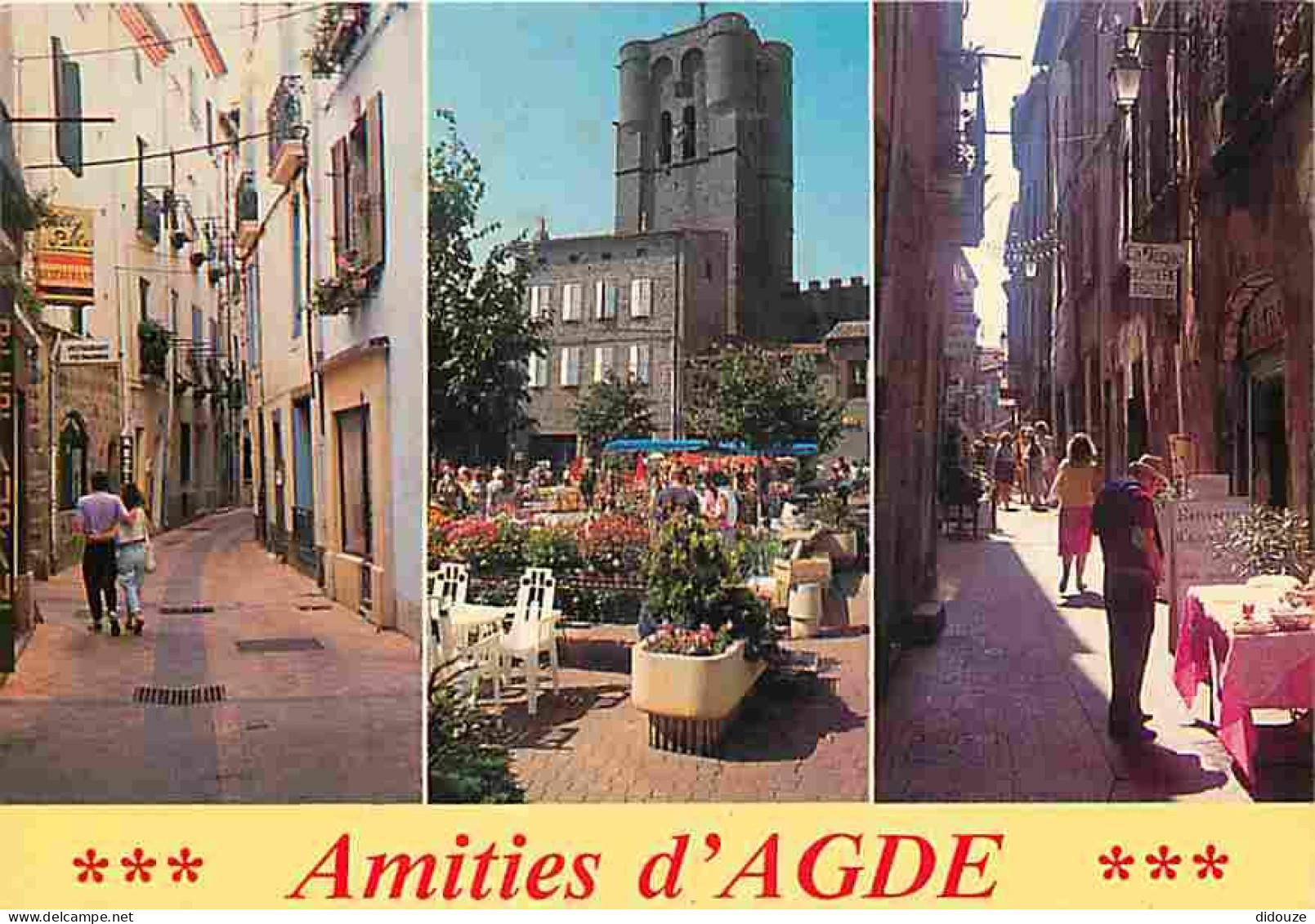 34 - Agde - Multivues - Flamme Postale De Agde - CPM - Voir Scans Recto-Verso - Agde