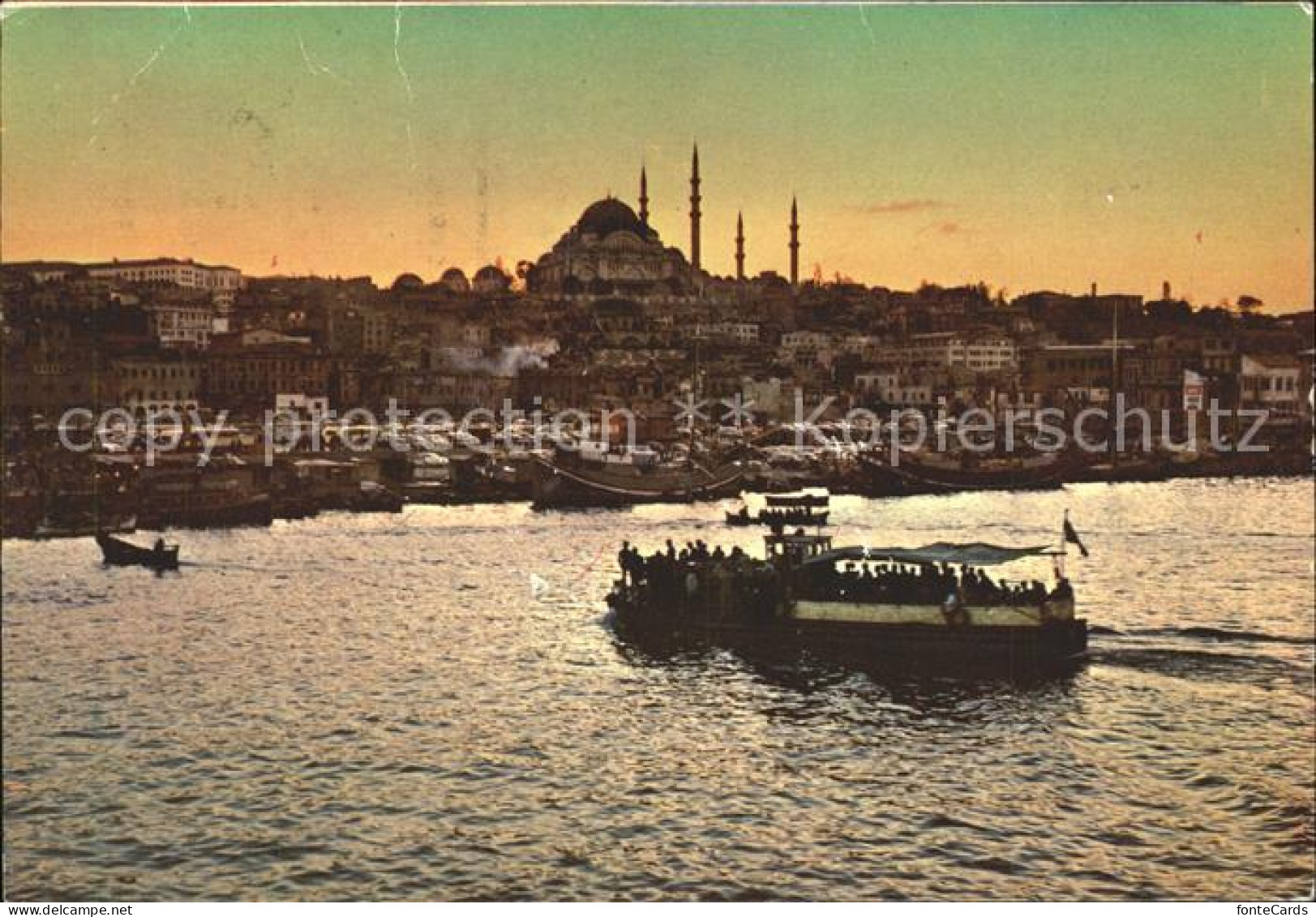 71950762 Istanbul Constantinopel Sueleymaniey Goldener Horn  - Turchia