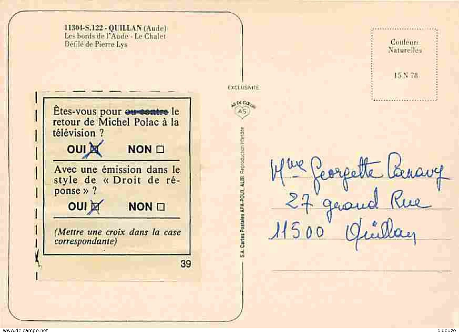 11 - Quillan - Multivues - Blasons - CPM - Voir Scans Recto-Verso - Other & Unclassified