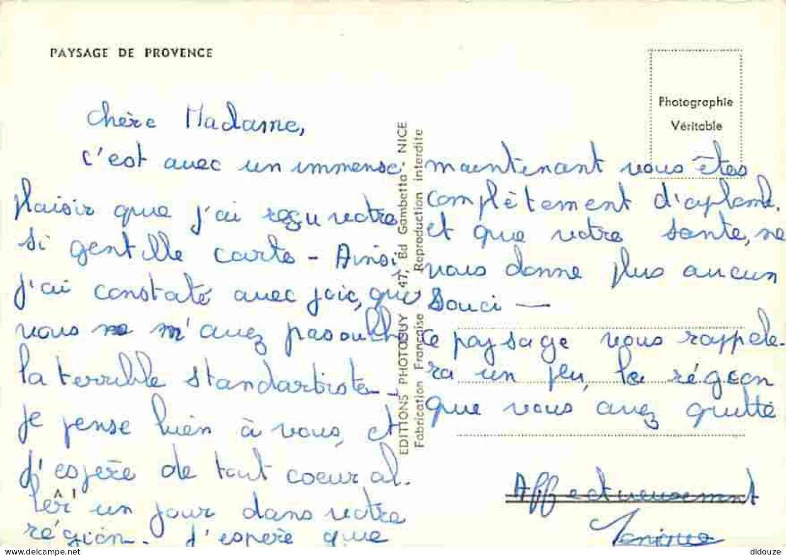 Animaux - Moutons - Paysage De Provence - CPM - Voir Scans Recto-Verso - Autres & Non Classés