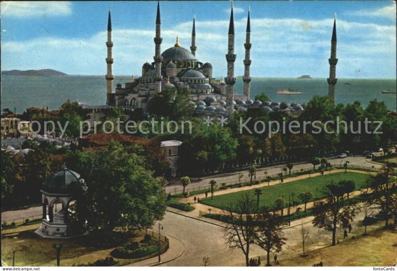 71950744 Istanbul Constantinopel Blaue Moschee Kaiser Wilhelm II   - Türkei
