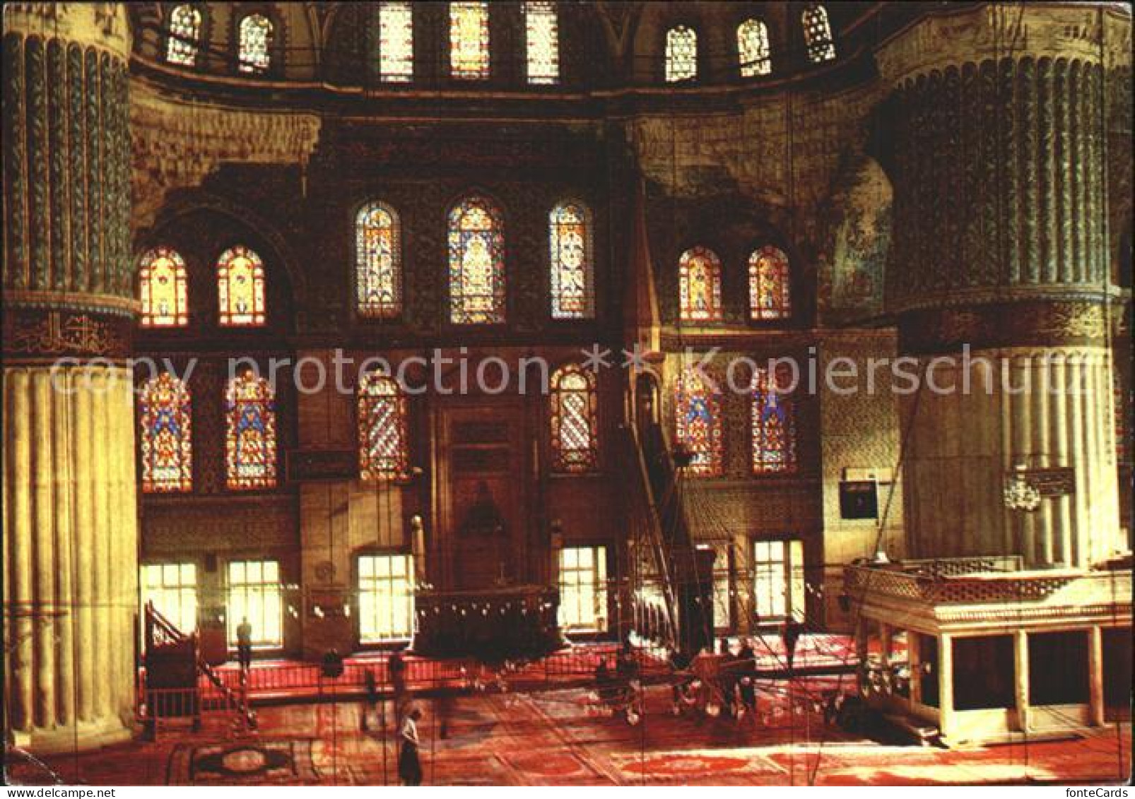 71950743 Istanbul Constantinopel Inneres Blaue Moschee  - Turquia