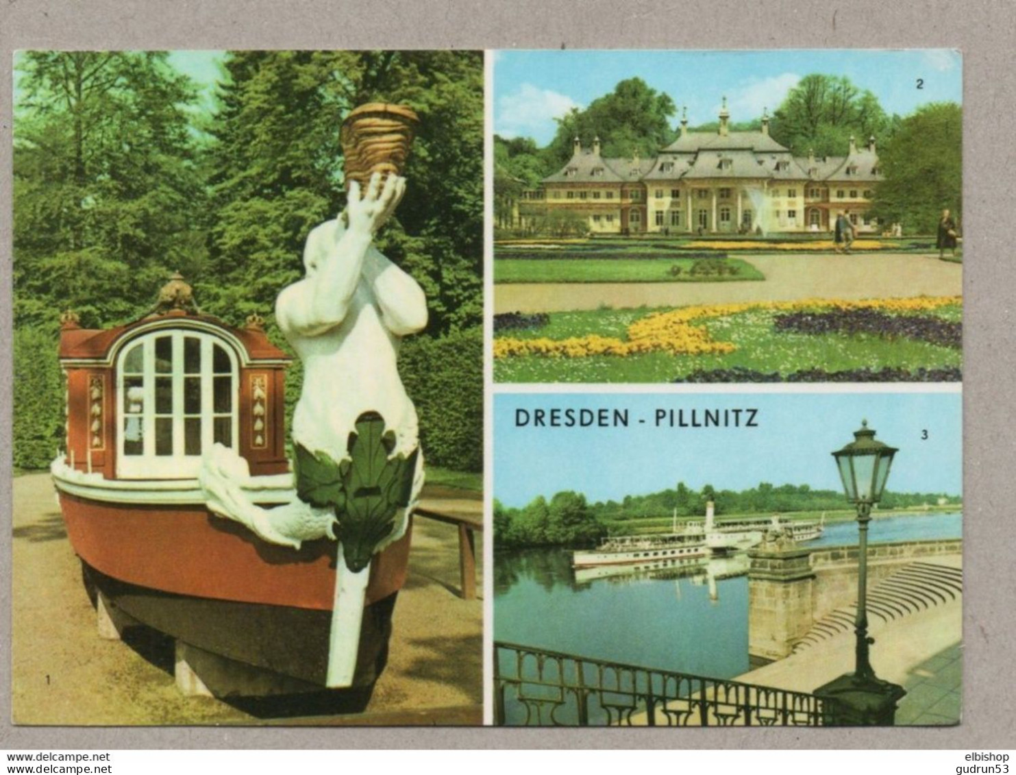 007} BRD - Dresden Schloß Pillnitz - 8 AK (alle Im Bild) - Gondel, Schiff, Bergpalais - Pillnitz