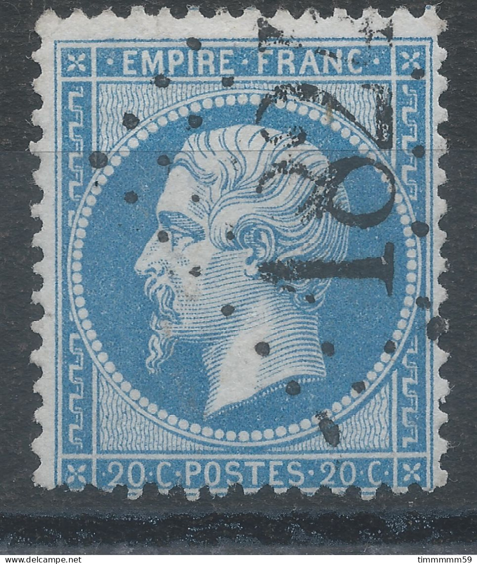 Lot N°83456   N°22, Oblitéré GC 1824 INGWILLER(67), Indice 14 Ou 1824 CAMP DU RUCHARD(36), Indice 32 - 1862 Napoléon III.