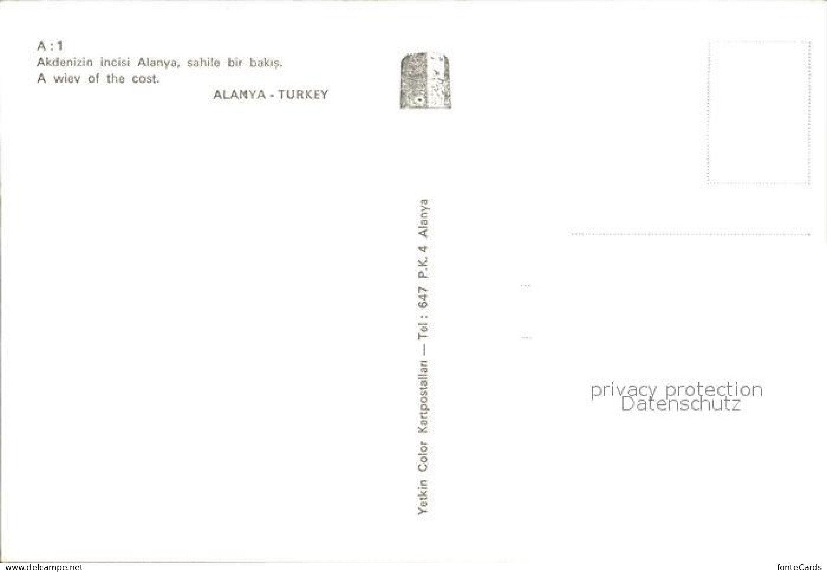 71949941 Alanya Akdenizin Incisi Alanya Sahile Bir Bakis Alanya - Turquie