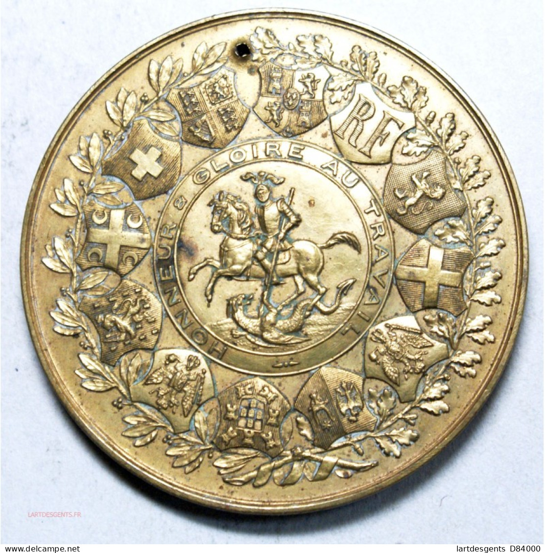 Médaille Exposition International De Londres 1893, Lartdesgents - Professionali/Di Società