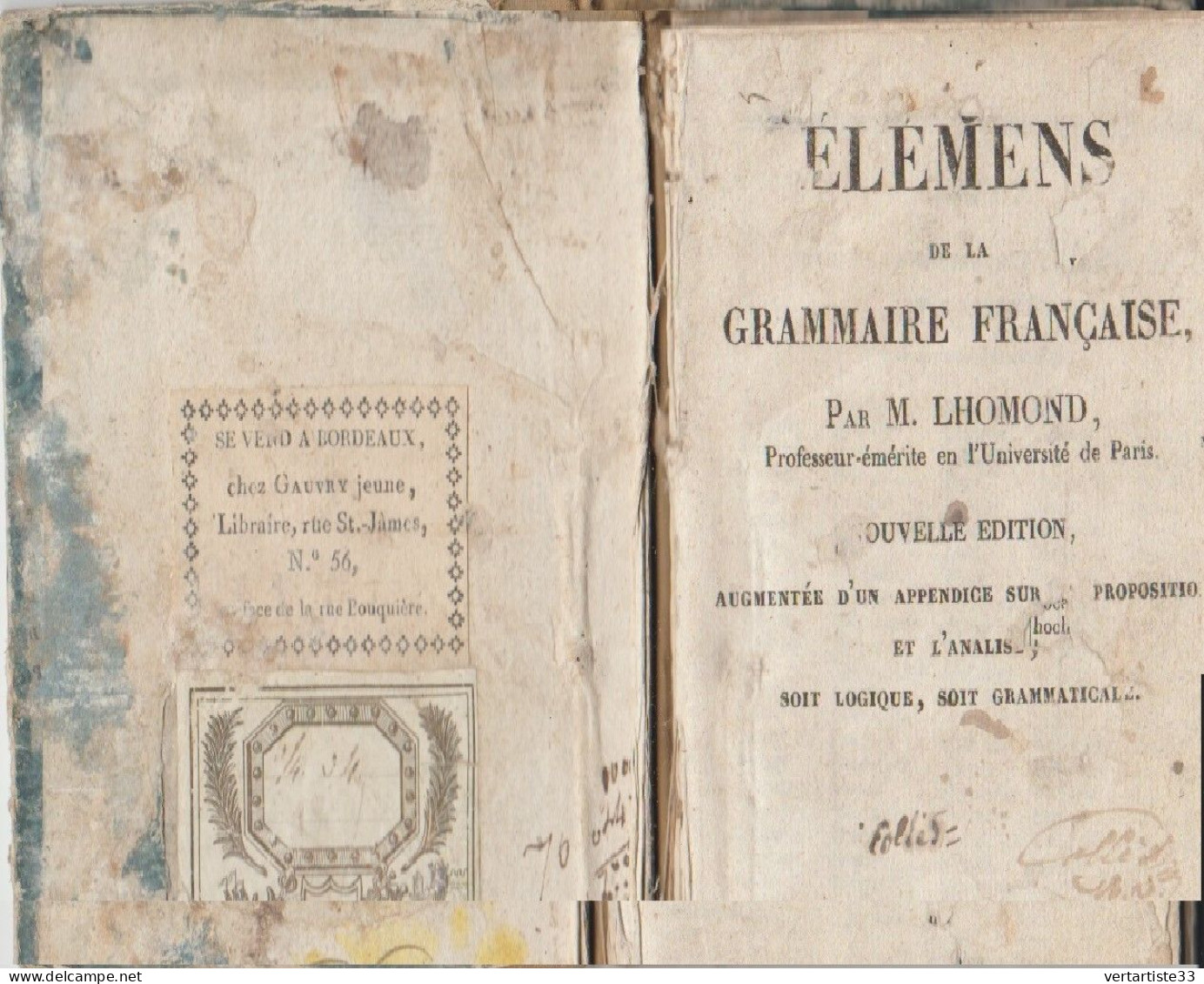 Principes Généraux Et Raisonnés De La Grammaire Française - 1801-1900
