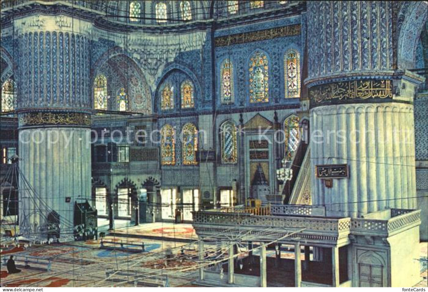 71949904 Istanbul Constantinopel Inneres Blaue Moschee  - Türkei