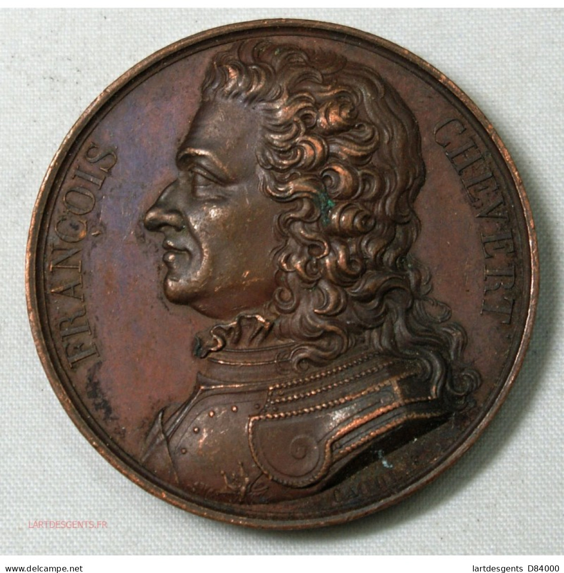 Médaille FRANCOIS CHEVRET 1821 Signée CAQUE.F Lartdesgents - Professionnels/De Société