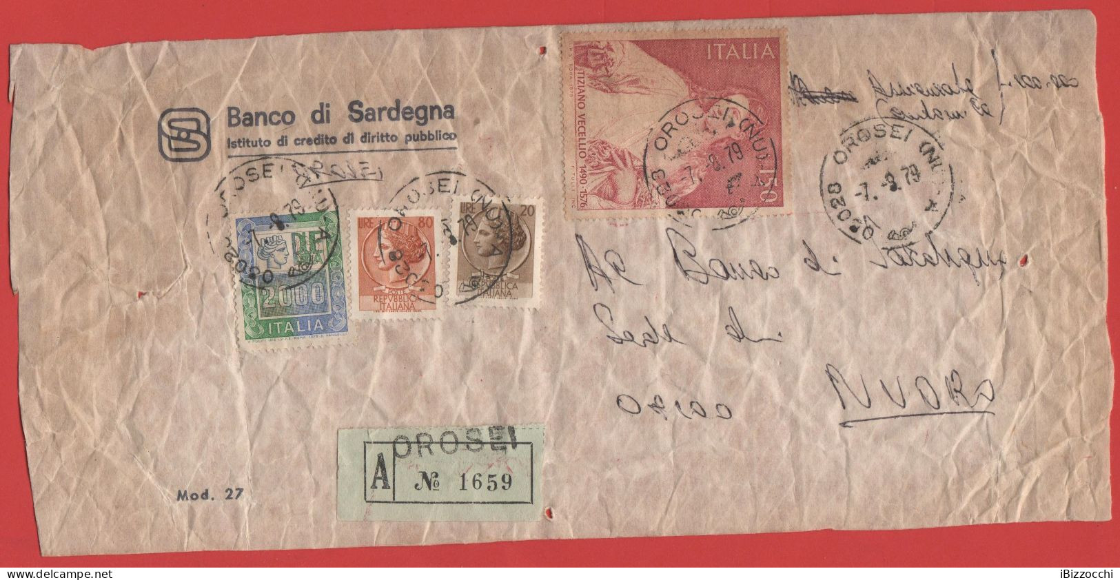 ITALIA - Storia Postale Repubblica - 1979 - 150 4º Centenario Della Morte Di Tiziano Vecellio; Flora, Opera Di Tiziano + - 1981-90: Marcofilie