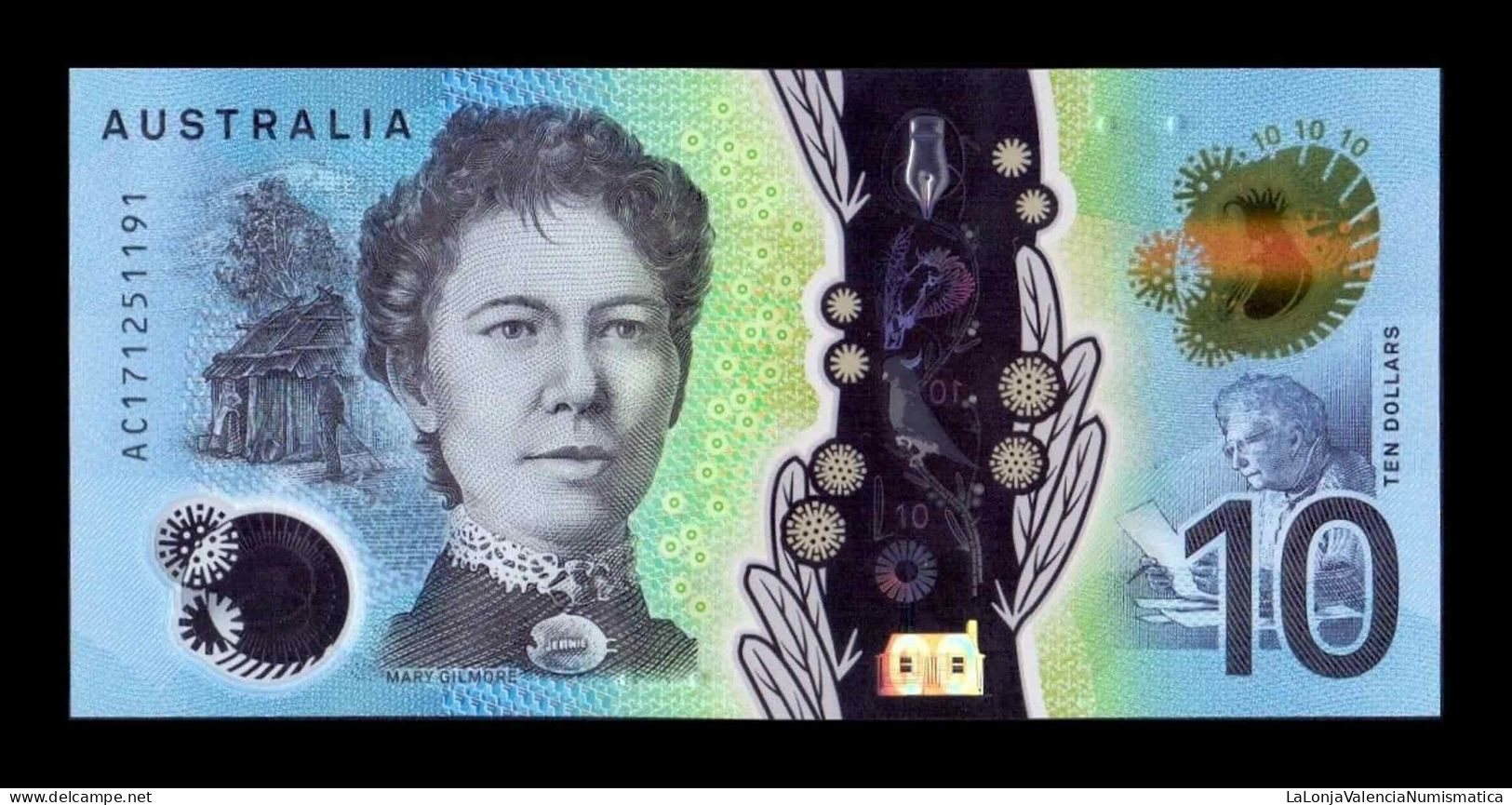 Australia 10 Dollars 2017 Pick 63 Polymer Sc Unc - 2005-... (polymer Notes)