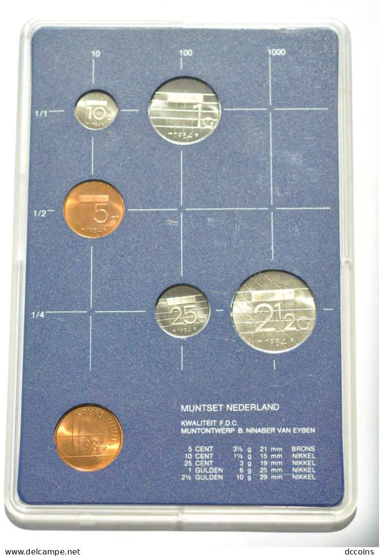 Netherland Mint Set 1984 - Jahressets & Polierte Platten