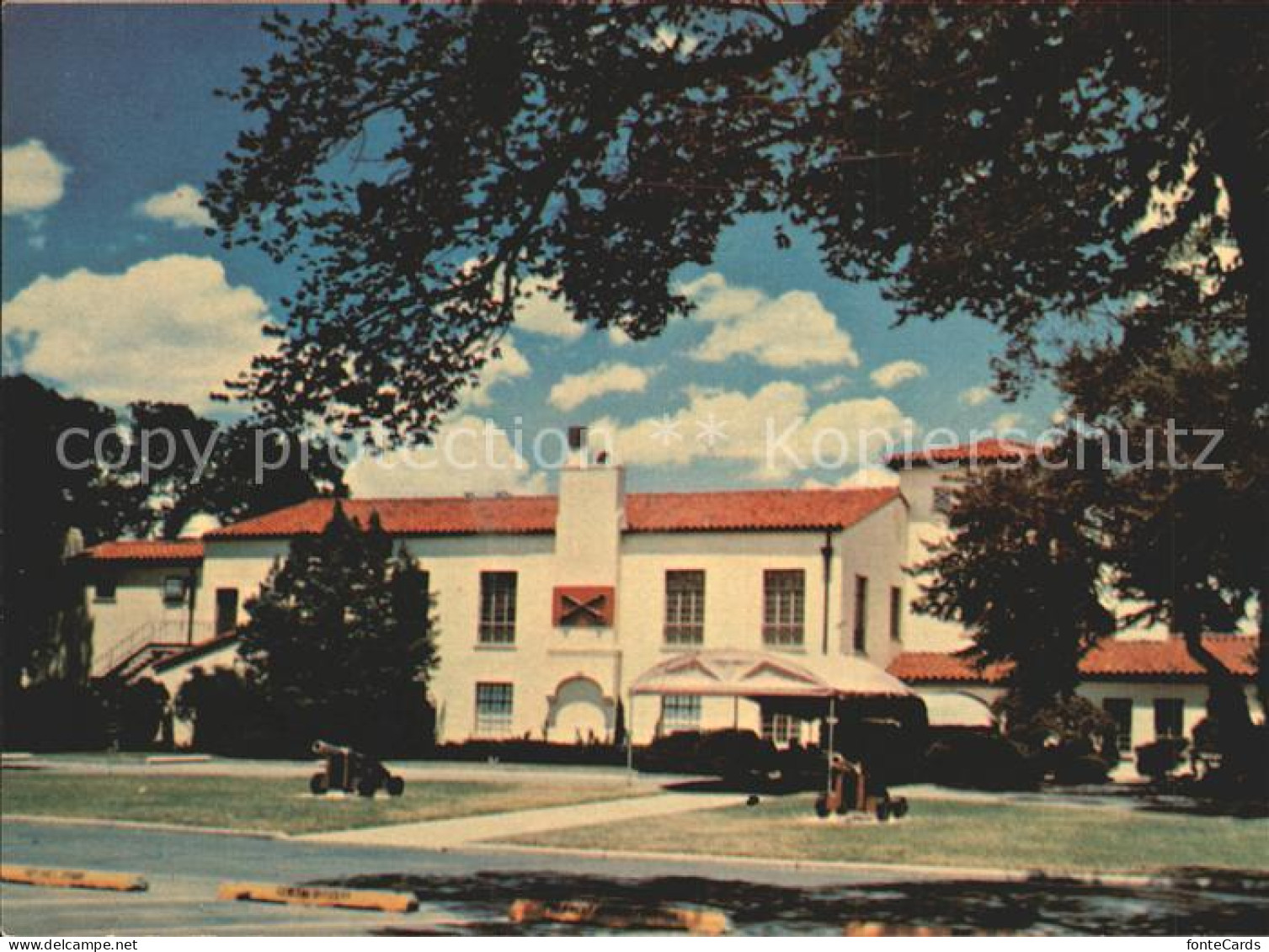 71949061 Fort_Sill Entrance To Fort Sill Officers Club - Andere & Zonder Classificatie