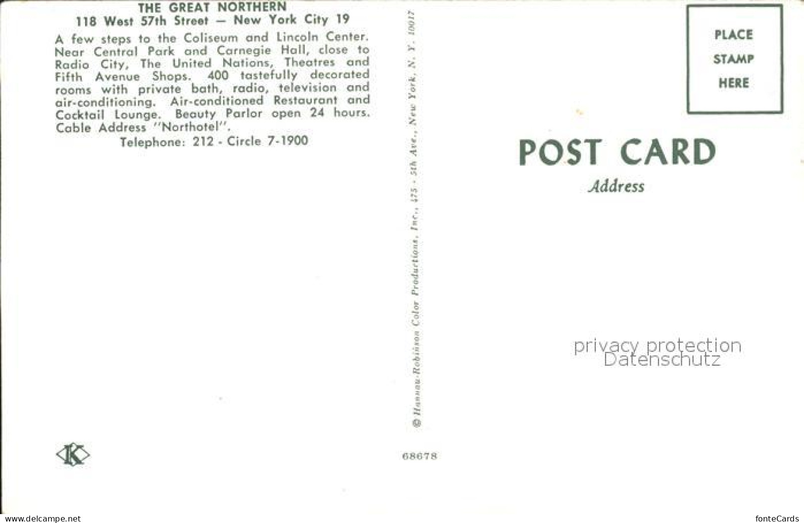 71949059 New_York_City The Great Northern - Andere & Zonder Classificatie