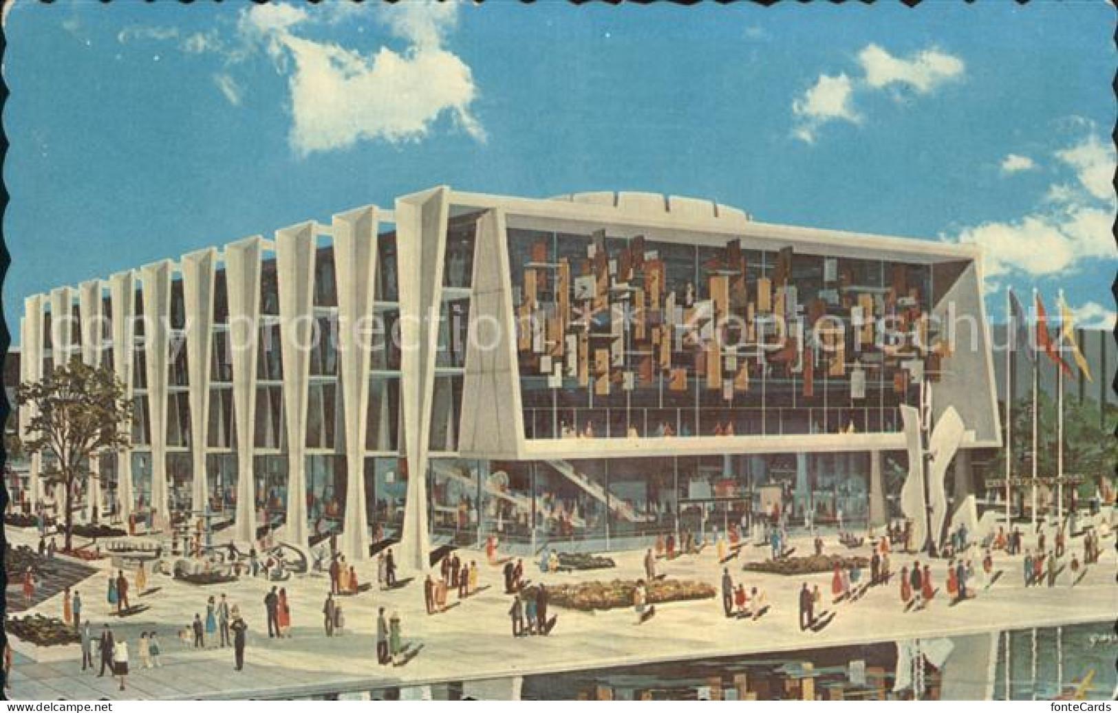 71949015 New_York_City The Hall Of Education Worlds Fair  - Autres & Non Classés