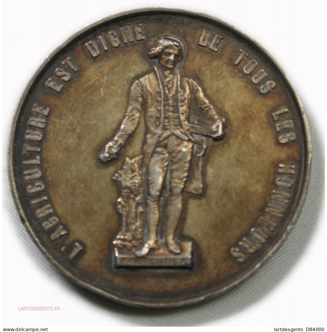 Médaille Argent, L'agriculture Est Digne De Tous Les Honneurs, Vouziers - Professionals/Firms