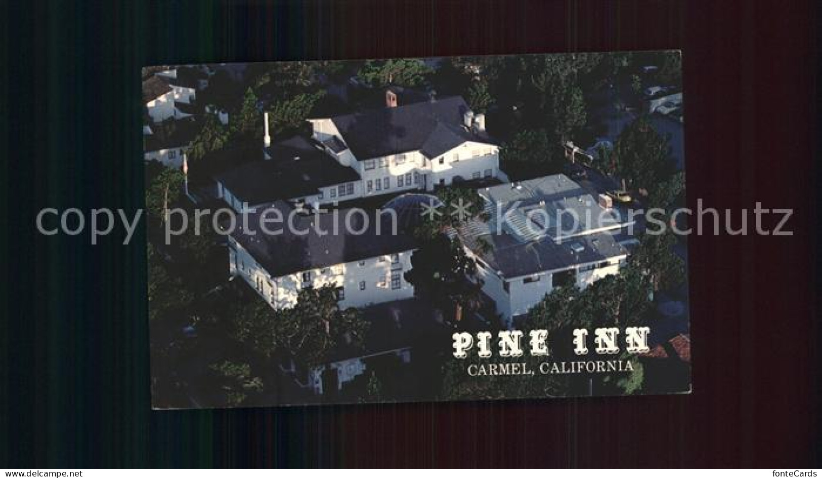 71949013 Carmel_California Pine Inn Fliegeraufnahme - Autres & Non Classés