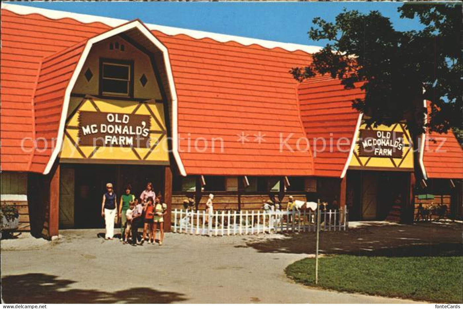 71949010 Dundee_Illinois Home Of The Polar Dome Ice Pet The Animals At Old Mc Do - Other & Unclassified