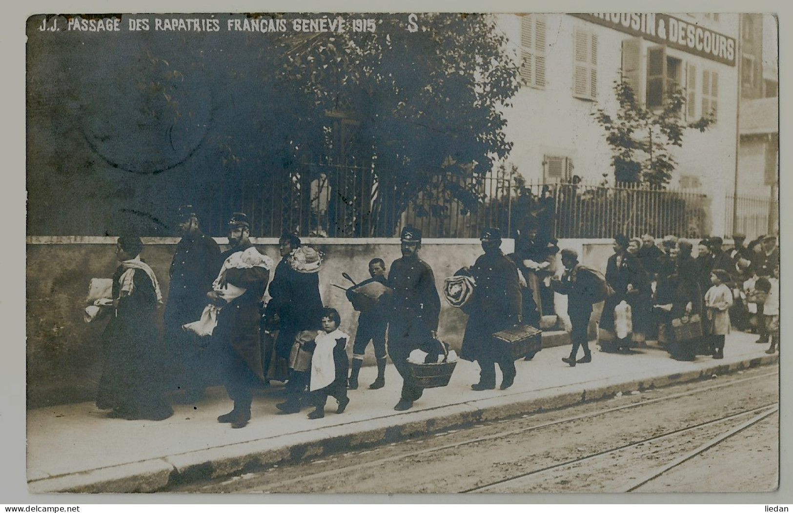 Passage Des Rapatries Francais - GENEVE - 1915 - Autres & Non Classés