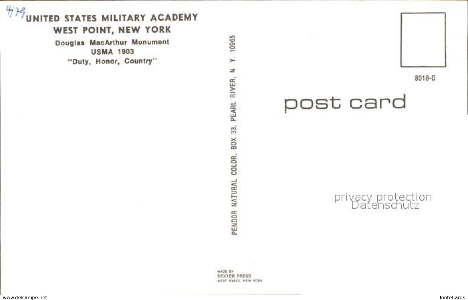 71948779 New_York_City Douglas MacArthur Monument US Military Academy West Point - Other & Unclassified