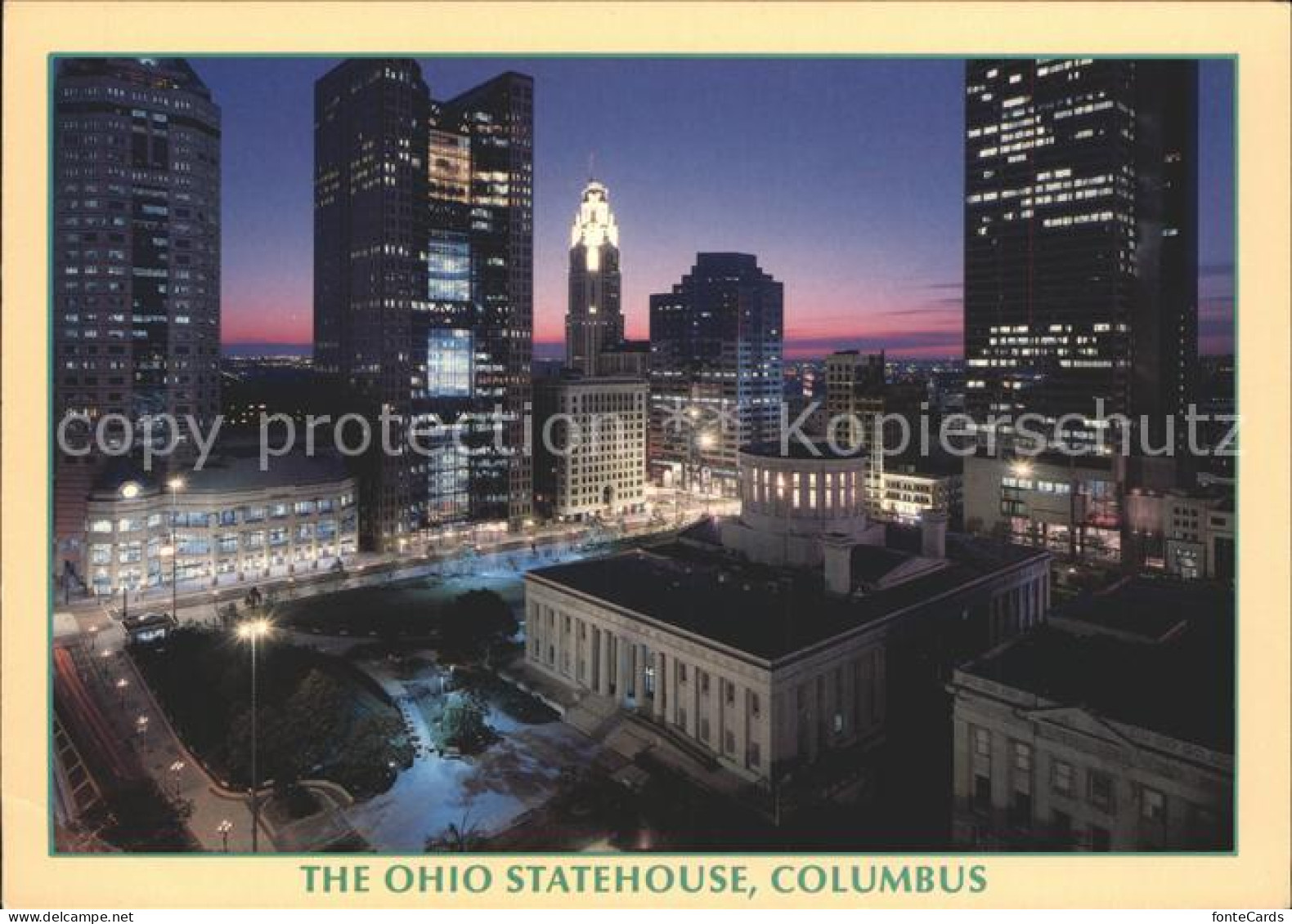 71947227 Columbus Ohio The Ohio Statehouse Downtown Skyscraper Columbus Ohio - Autres & Non Classés