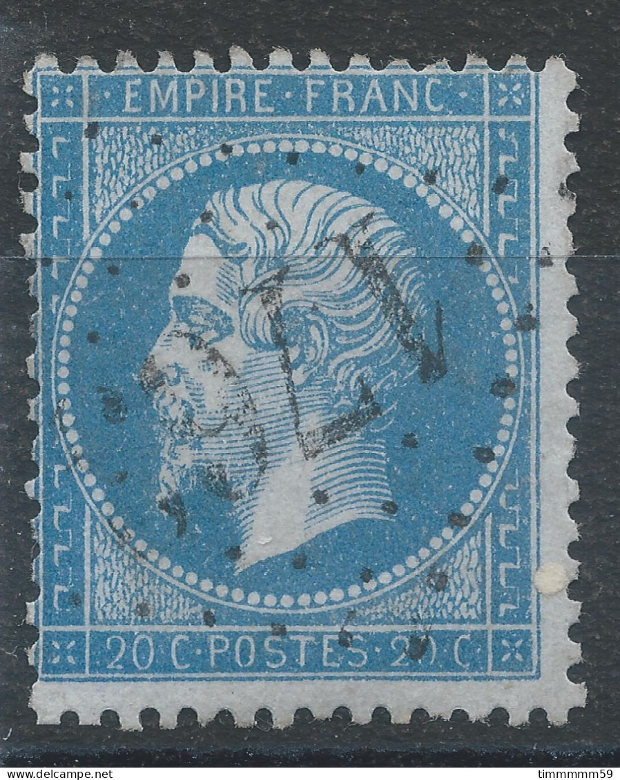 Lot N°83458   N°22, Oblitéré GC 1763 ROYAT(62), Indice 20  Ou 1763 HATTEN(67), Indice 13 - 1862 Napoléon III.