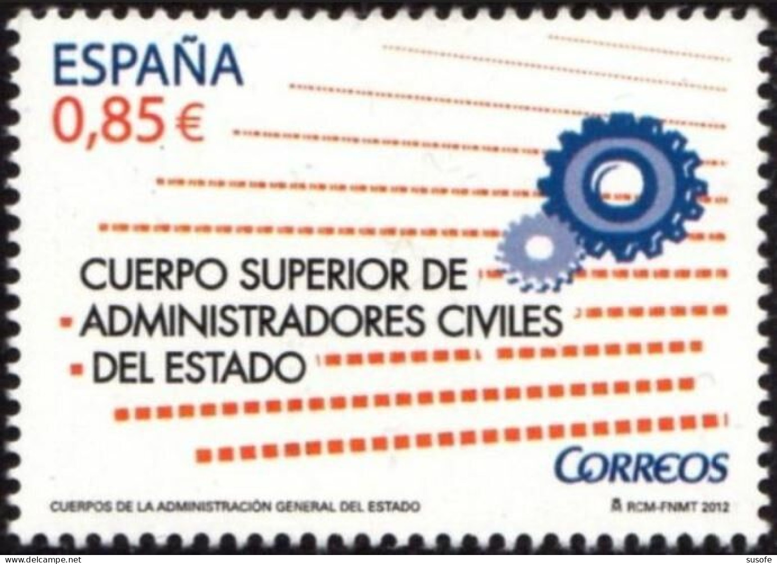 España 2012 Edifil 4759 Sello ** Cuerpo Superior De Administradores Civiles Del Estado Michel 4741 Yvert 4446 Spain - Unused Stamps