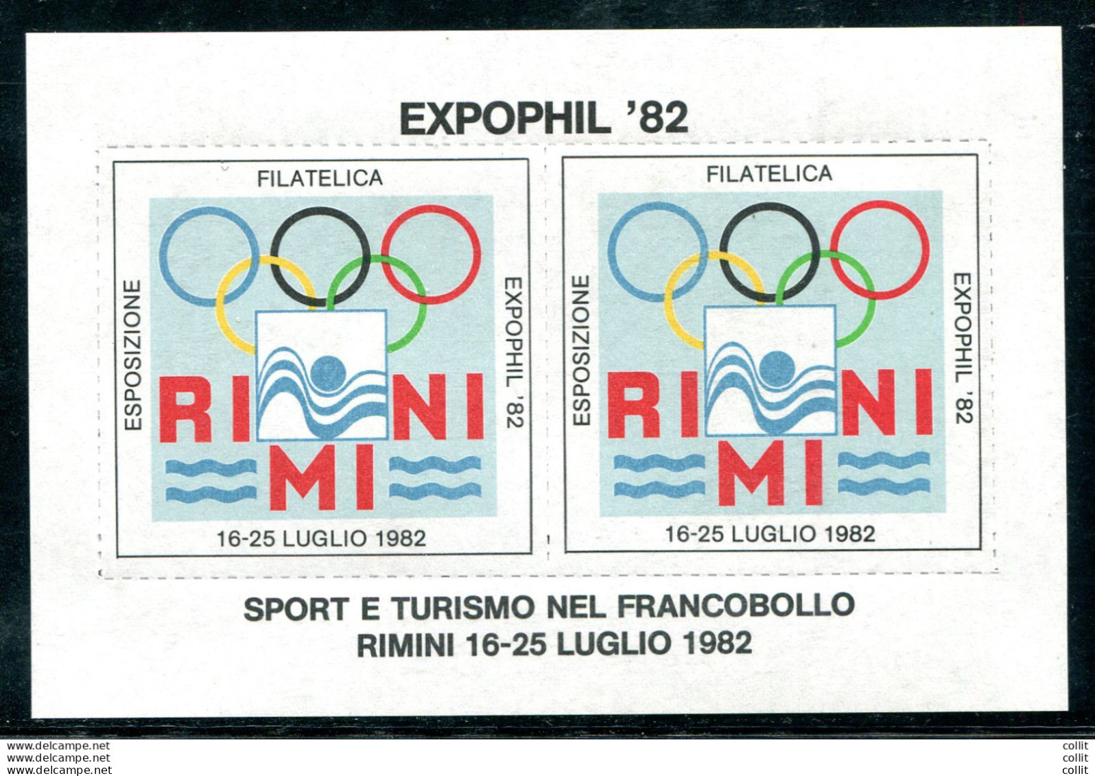 Sport E Turismo Nel Francobollo - Rimini 1982 - Andere & Zonder Classificatie