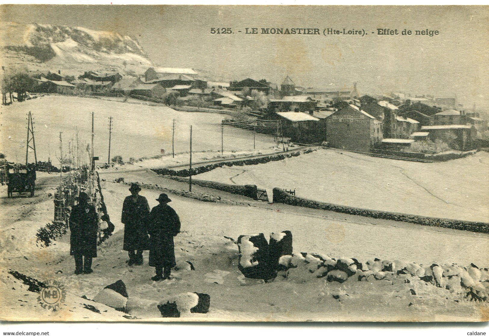 -43-HAUTE-LOIRE .-  LE. MONASTIER - Effet De Neige - Autres & Non Classés