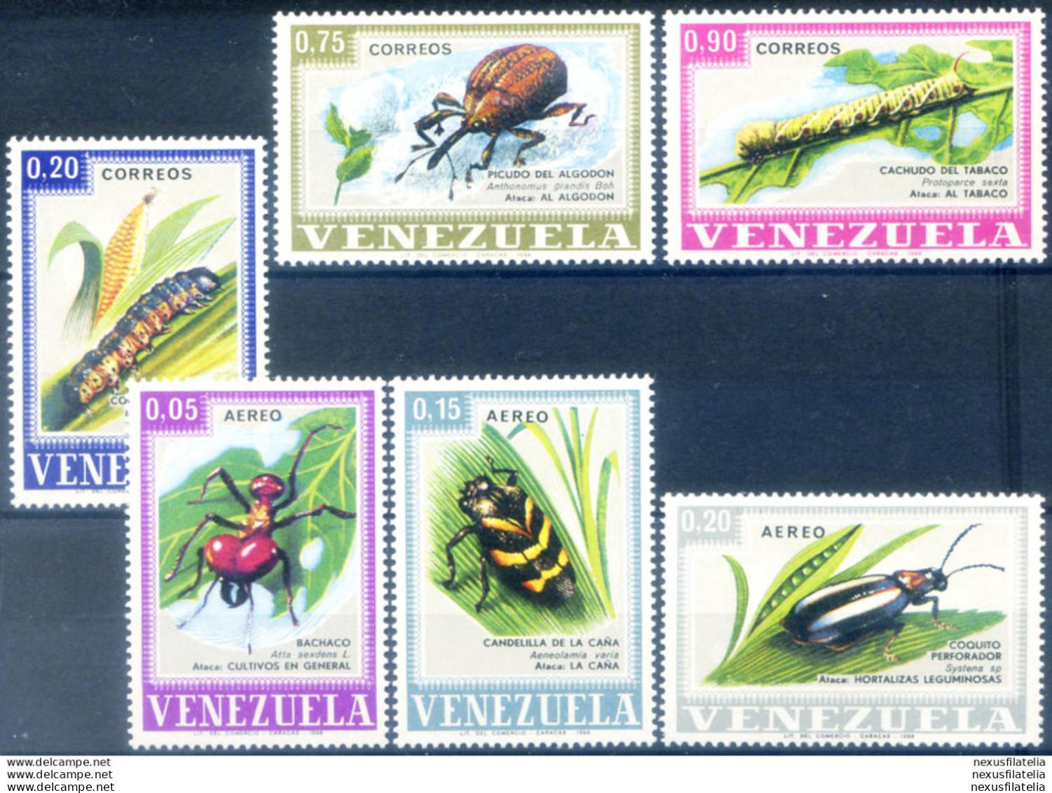 Fauna. Insetti Dannosi 1968. - Venezuela