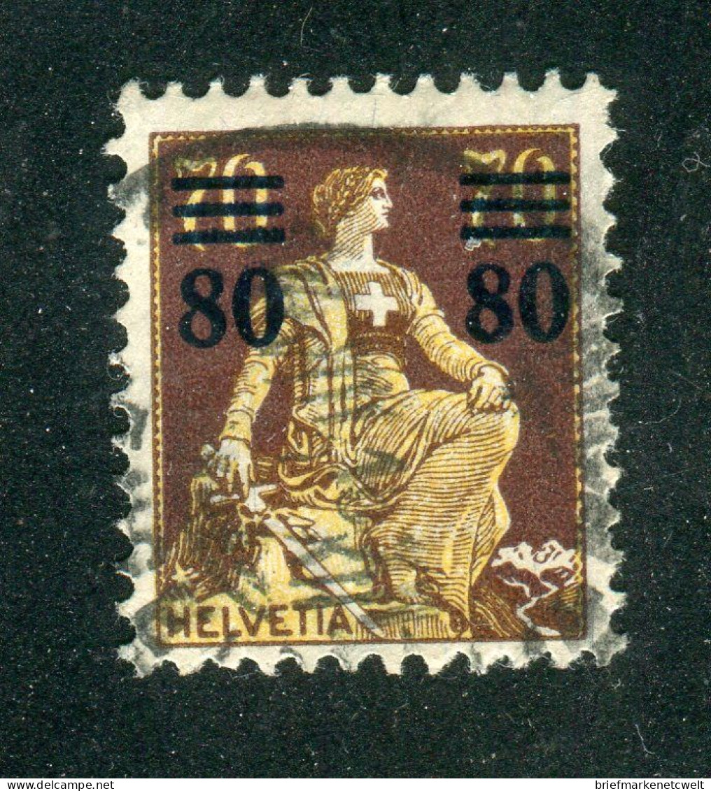 "SCHWEIZ" 1915, Mi. 127 Gestempelt (B2019) - Used Stamps