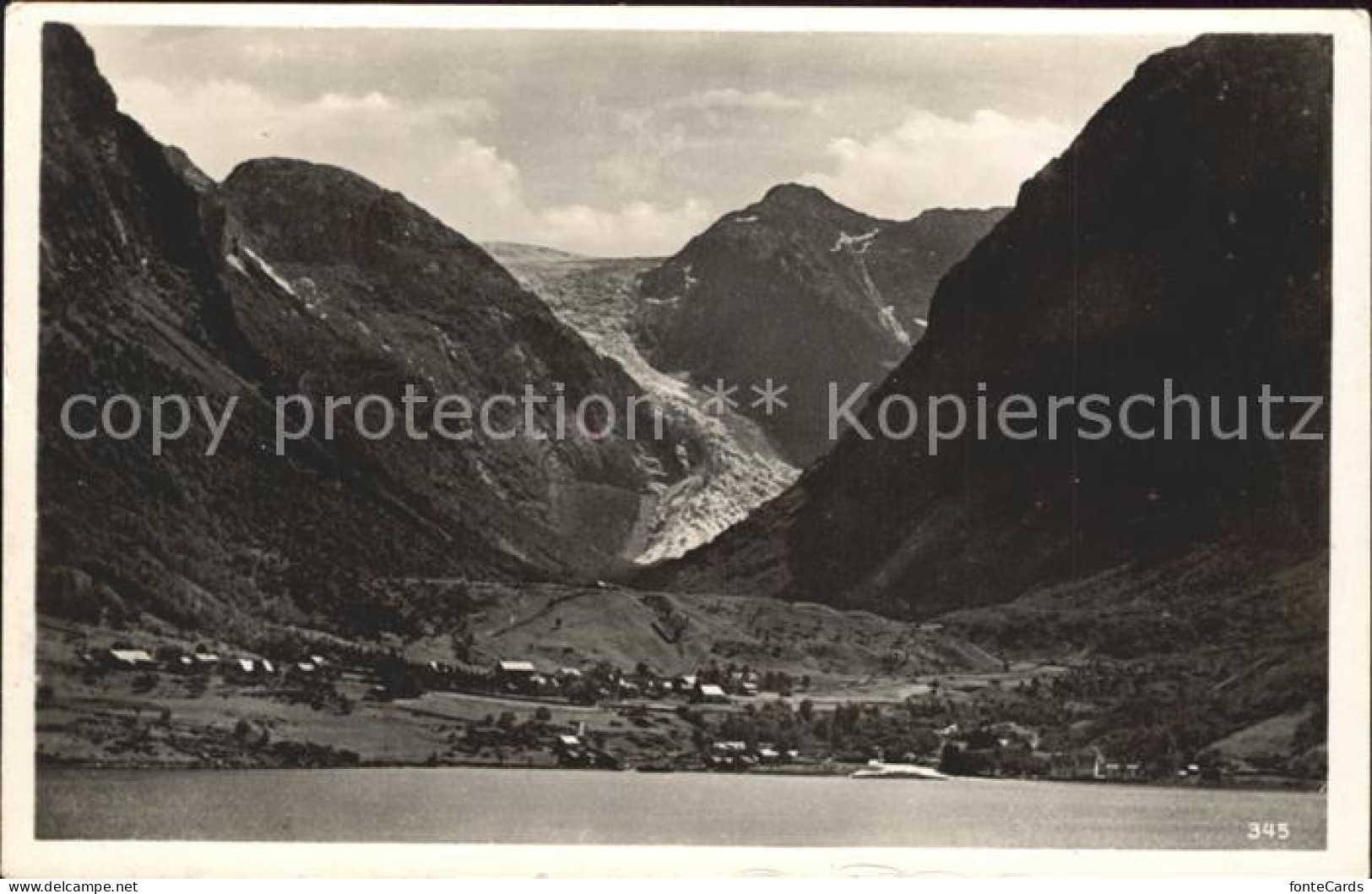 71901718 Norge Norwegen Sundalgletscher Im Maurangerfjord Norwegen - Norway