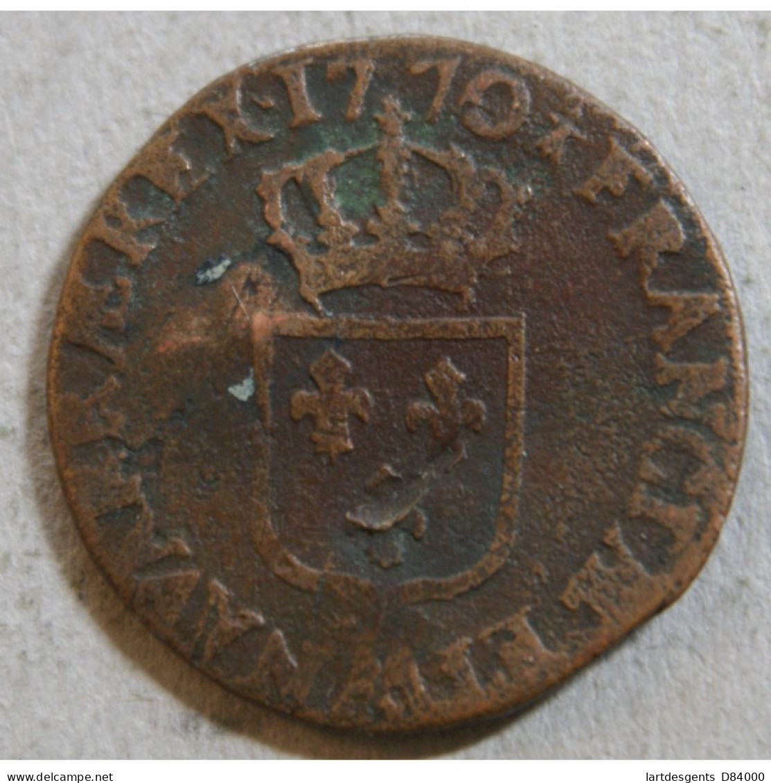 Louis XV - Demi Sol 1770 AA Metz - 1715-1774 Lodewijk XV