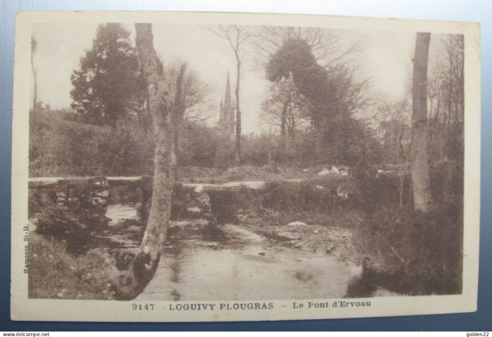 LOGUIVY-PLOUGRAS. Le Pont D'Ervoau - Andere & Zonder Classificatie