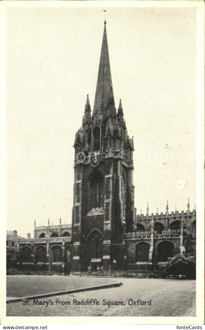 71901465 Oxford Oxfordshire ST. Marys From Radcliffe Square  - Other & Unclassified